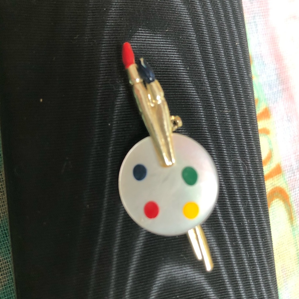 Vintage Art Easel Brooch